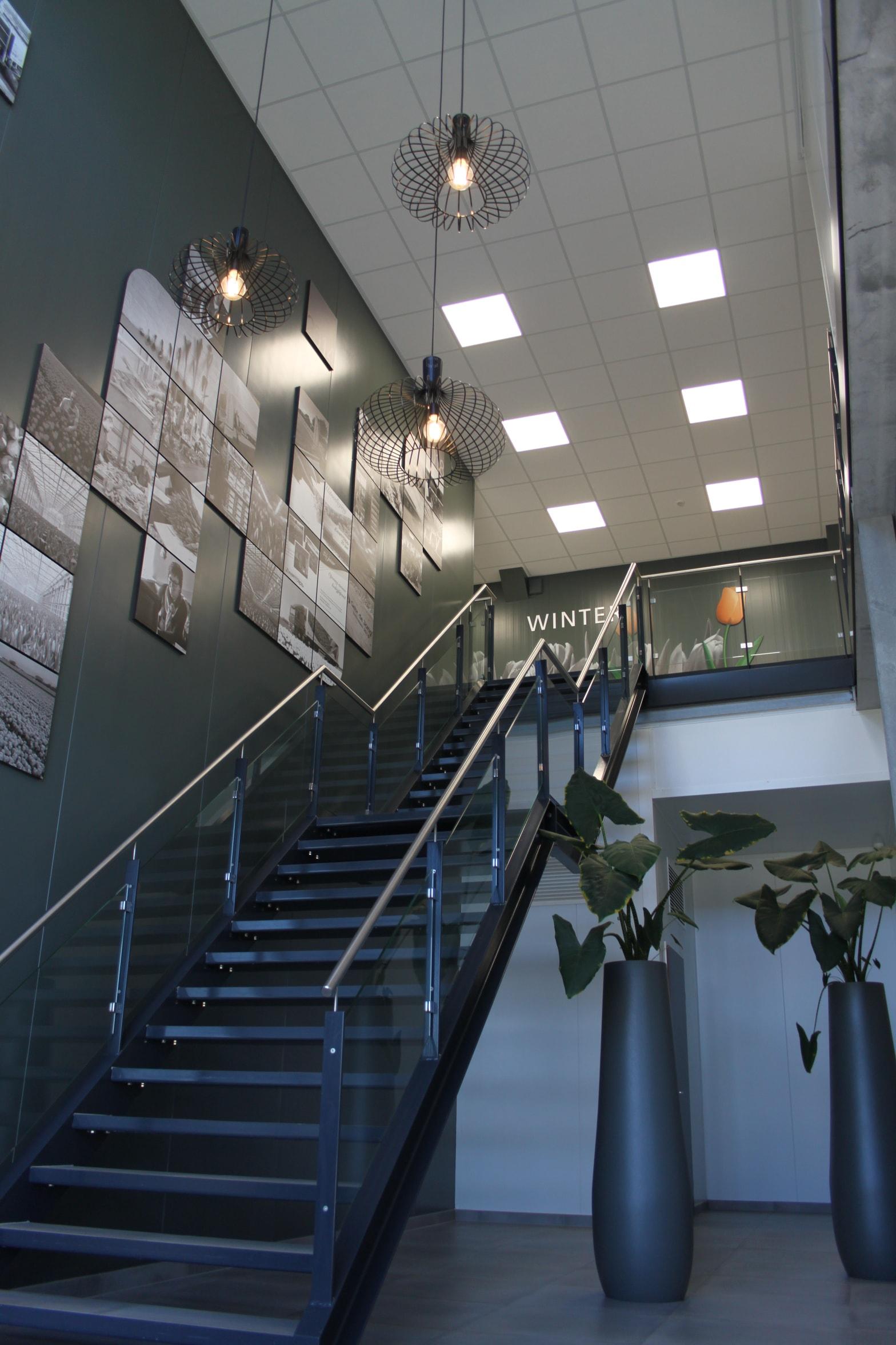 Perfect integration of the concrete floors, paths and loading docks 