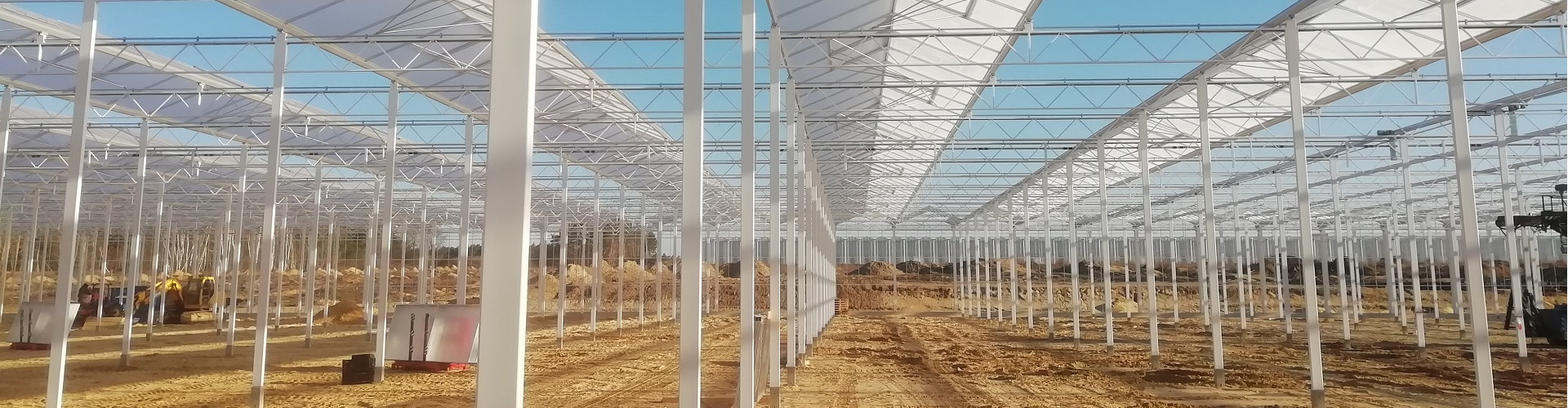 Glass Greenhouse Construction 